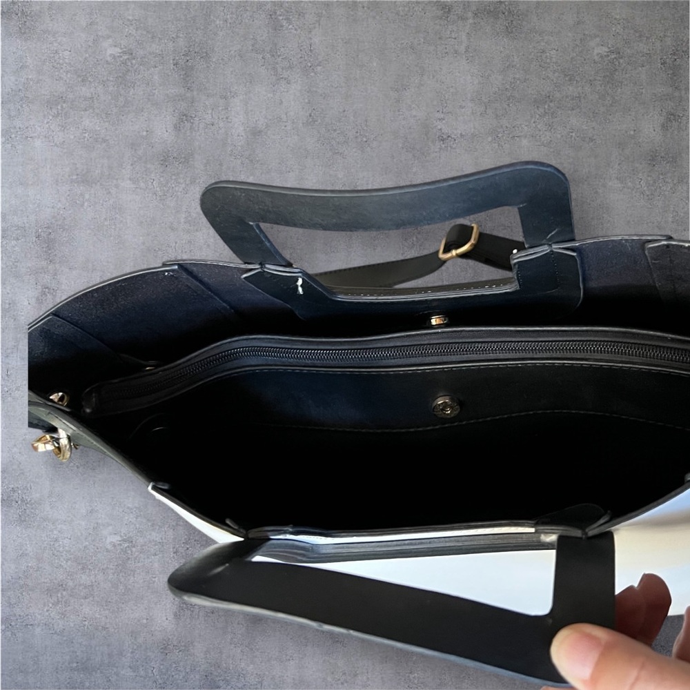 Source Unknown Black and White Shoulder Bag - Picture 9 of 9